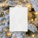 ACRYLIC - HANGING POLAROID - DIAMOND WHITE SPARKLE