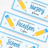 PVC BANNER - BACK TO SCHOOL - BLUE
