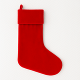 VELVET STOCKING - RED