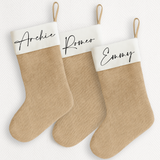 JUTE STOCKING - CREAM