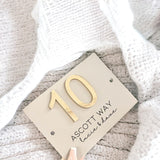 ACRYLIC - 3D NUMBER (VARIOUS COLOURS)