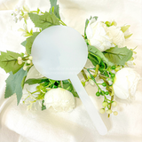 ACRYLIC - CAKE TOPPER - FROSTED WHITE