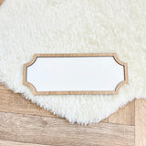 ACRYLIC - STREET SIGN WITH OAK OVERLAY (30CM X 12CM)