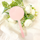 ACRYLIC - CAKE TOPPER - PASTEL PINK