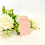 ACRYLIC - ARCH GIFT TAG - PASTEL PINK