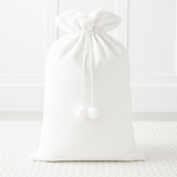 VELVET SACK - WHITE (SUITABLE FOR SUBLIMATION)