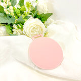 ACRYLIC - MEDAL - PASTEL PINK