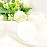 ACRYLIC - MEDAL - DIAMOND WHITE SPARKLE