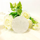 ACRYLIC - CIRCLE (NO HOLES) - WHITE PEARL