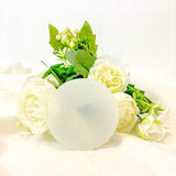 ACRYLIC - CIRCLE (NO HOLES) - FROSTED WHITE