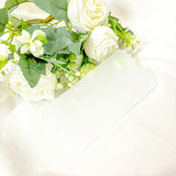 ACRYLIC - TICKET - FROSTED WHITE