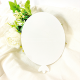 ACRYLIC - BALLOON - WHITE