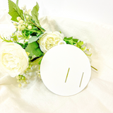 ACRYLIC - HOSPITAL BAND - MOONLIGHT WHITE MATTE