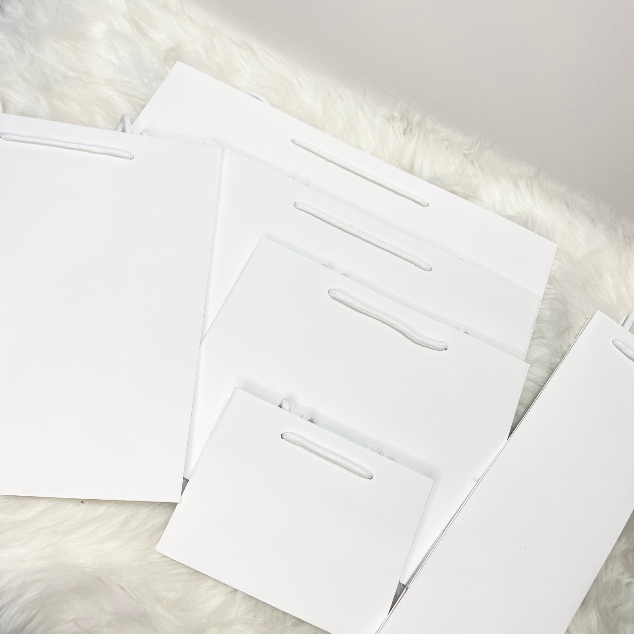 WHITE GIFT BAG / VARIOUS SIZES