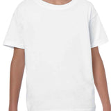 CHILDRENS UNISEX HEAVY COTTON T-SHIRT - WHITE