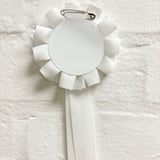 CHAMPAGNE ROSETTE BADGE