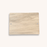 OAK VENEER - DOOR SIGN - RECTANGLE