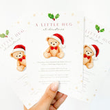 UV-DTF DECAL - CHRISTMAS - LITTLE SANTA TEDDY