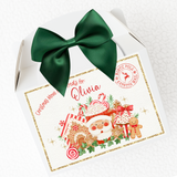 SOLVENT DECAL - TREAT BOX - CHRISTMAS BAKERY - RED
