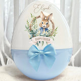 14'' GIANT EGG - WHITE & BLUE