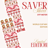 SAVER SHEET - UV-DTF - PRE DESIGNED - WORLD CUP MIX