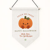 DTF TRANSFER - HALLOWEEN - ORANGE STITCHED PUMPKIN