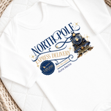 CUSTOM DTF TRANSFER: CHRISTMAS - NORTH POLE EXPRESS - NAVY