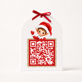 UV-DTF DECAL - SANTA TRACKER - QR CODE - ELF