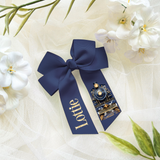 DTF TRANSFER - PACK OF 3 - FOR BOWS - NAVY EXPRESS TRAIN