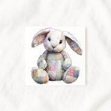UV-DTF DECAL - PATCHWORK COLLECTION - BUNNY