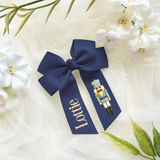 DTF TRANSFER - PACK OF 3 - FOR BOWS - BLUE NUTCRACKER