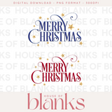 DIGITAL DOWNLOAD: MERRY CHRISTMAS WORDING