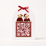 UV-DTF DECAL - SANTA TRACKER - QR CODE - MR & MRS CLAUS