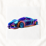 DTF TRANSFER - NEON COLLECTION - RACE CAR