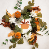 ACRYLIC - BURNT ORANGE - HANGING PUMPKIN