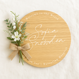 BLANK OAK CIRCLE BOARD