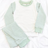 SAGE STRIPE PYJAMAS