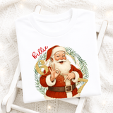 DTF TRANSFER - 67 - SANTA WREATH