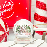 CUSTOM UV-DTF SNOW GLOBE - SUGARPLUMS HOUSE