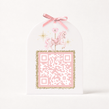 UV-DTF DECAL - SANTA TRACKER - QR CODE - NORTH POLE EXPRESS - ROCKING HORSE