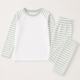 PYJAMAS - STRIPE - SAGE