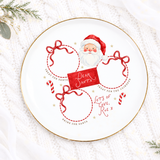 CUSTOM UV-DTF - SANTA SNACK PLATE