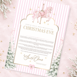 PRINTED RANGE - A4 CHRISTMAS EVE LETTER - THE CAROUSEL HORSE