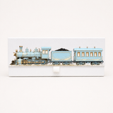 UV-DTF DECAL - CHRISTMAS - XL NORTH POLE EXPRESS - BLUE