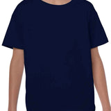 CHILDRENS UNISEX HEAVY COTTON T-SHIRT - NAVY