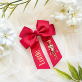 DTF TRANSFER - PACK OF 3 - FOR BOWS - RED NUTCRACKER