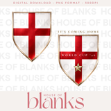 DIGITAL DOWNLOAD - WORLD CUP - ENGLAND DESIGNS