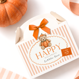 PRINTED RANGE - TREAT BOX TOPPER - HALLOWEEN - LIL' PUMPKIN BEAR