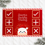 PRINTED RANGE - SQUISHY TRADING BOARD - CHRISTMAS