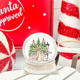 CUSTOM UV-DTF SNOW GLOBE - PINK CHRISTMAS FLOPSY